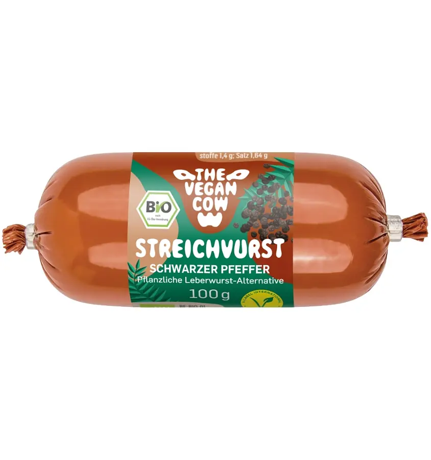 Saucisse à Tartiner au Poivre Noir et Protéines de Pois Bio