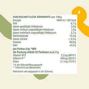 Poudre de Spiruline Tamandua Demeter, 150 g