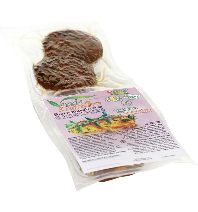 Burger Veggie-KraftKorn Chickpeas Organic