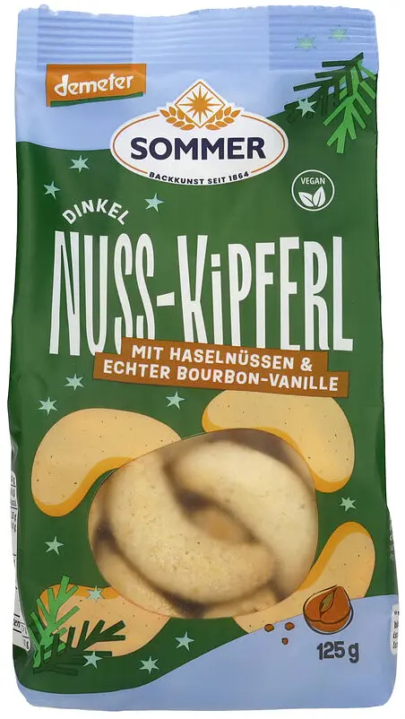 Dinkel Nuss-Kipferl Demeter