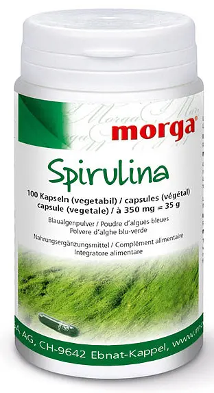 Spirulina Veggie Capsules, 100 caps