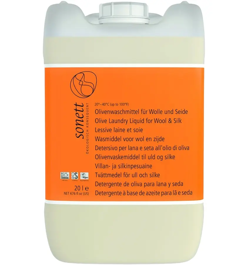 Lessive liquide aux olives 20°-40° C Laine/Soie (sans parfum)