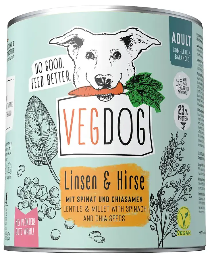 Nourriture Adult Humide Lentilles & Millet