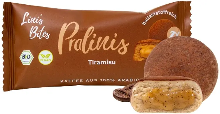 Pralinis Lini's Bites Tiramisu Bio