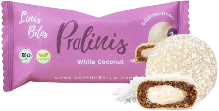 Pralinis Lini's Bites White Coconut Bio