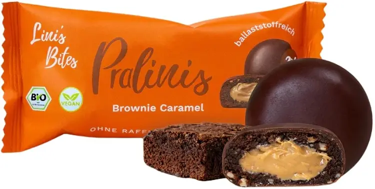 Pralinis Lini's Bites Brownie Caramel Bio
