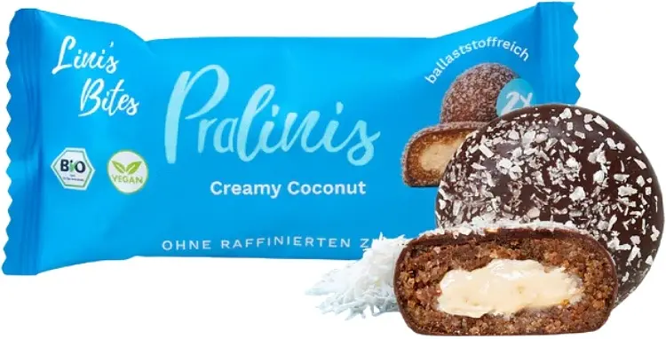Pralinis Lini's Bites Creamy Coconut Bio