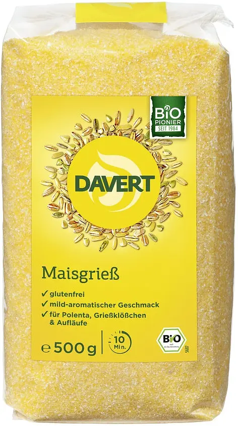 Maisgriess (Polenta) Glutenfrei Bio