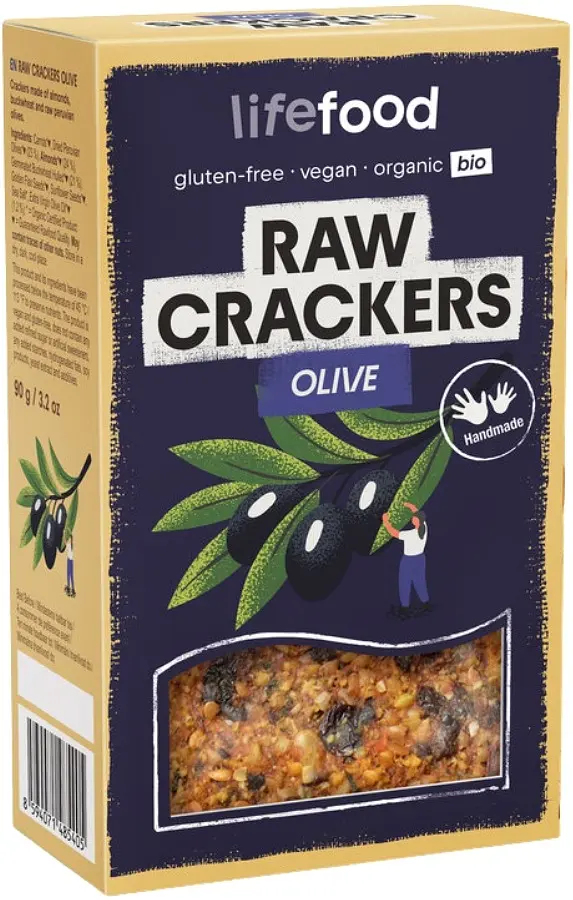 Cracker Olive Life Raw Organic