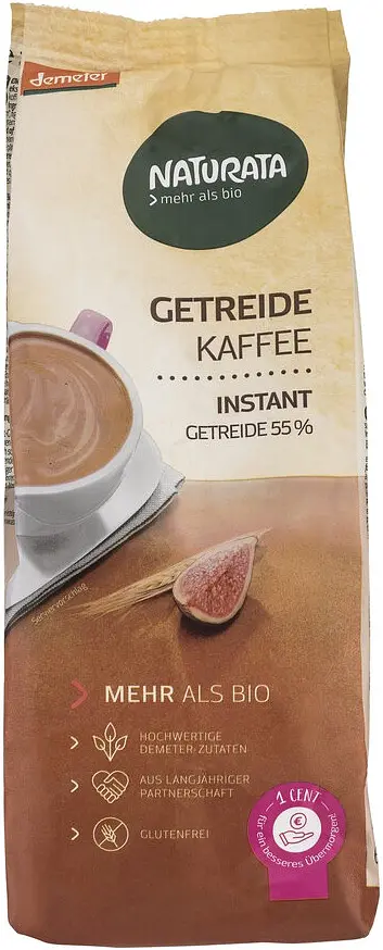 Grain Coffee Instant Decaffeinated Refill Bag Demeter