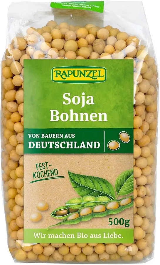 Bohnen Sojabohnen ungeschält Bio