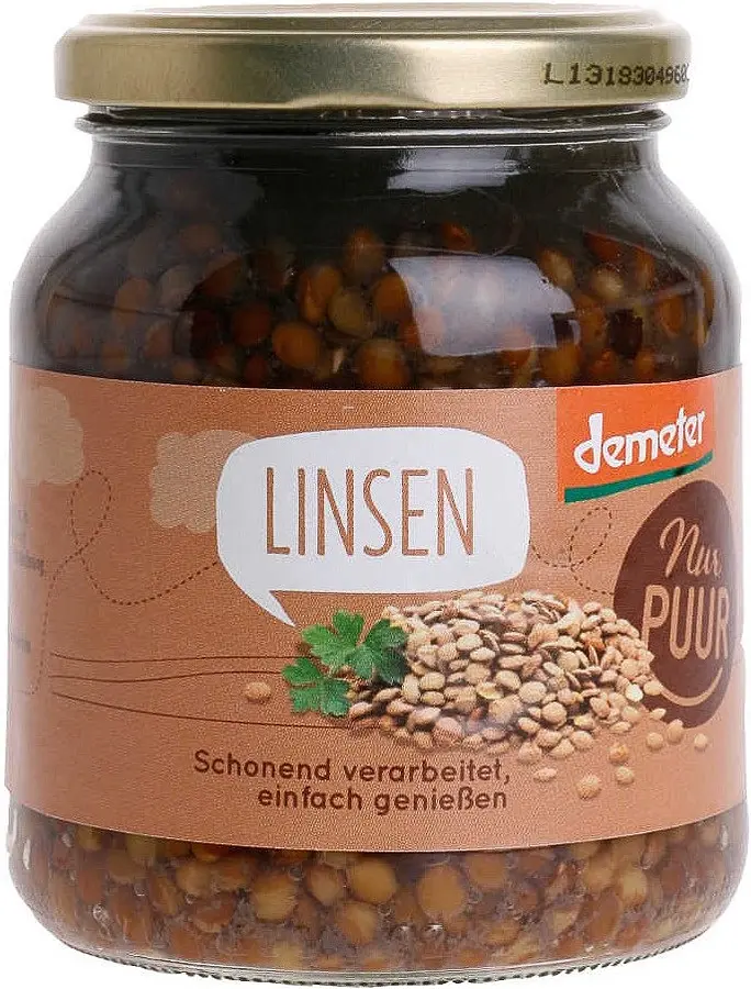 Lentil Glass Jar Demeter