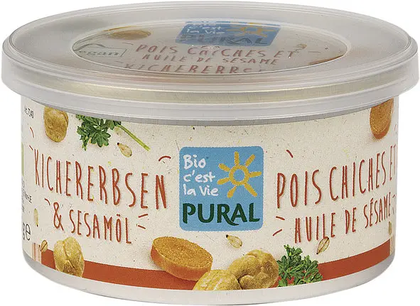 Spread with chick peas Organic