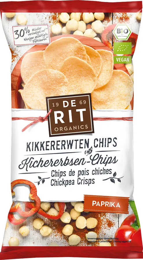 Chips Chickpeas Paprika Organic