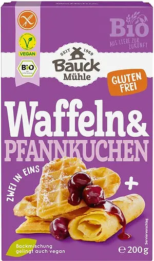 Préparation pour Gaufres & Crêpes sans gluten Bio