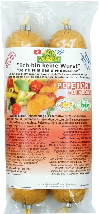 "I am not a Sausage" Pepperoni Gluten-Free Organic