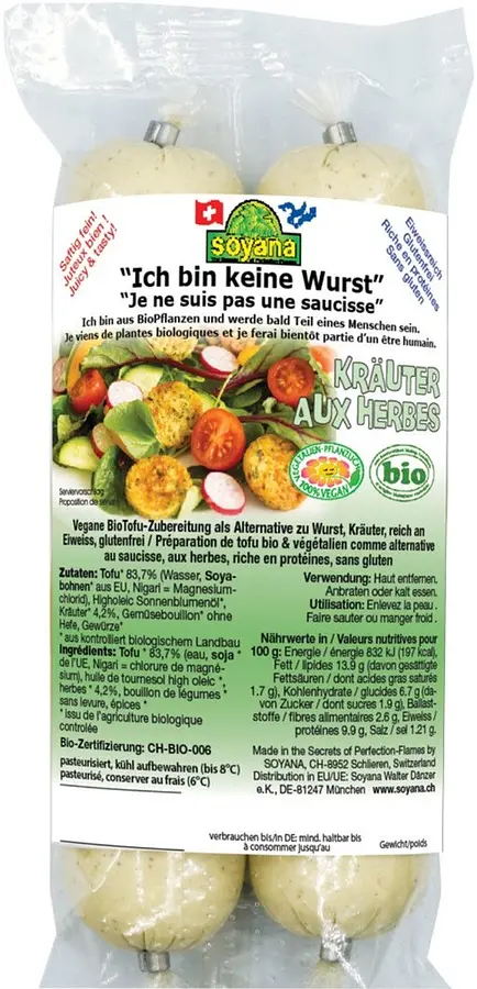 COPY OF "I am not a Sausage" Herbs Gluten-Free Organic