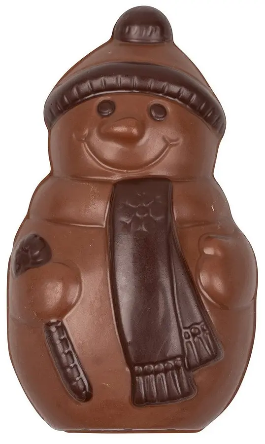 Chocolat Bonhomme de neige plat Bio