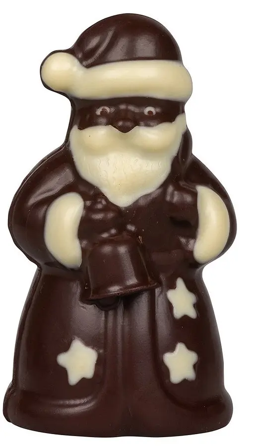 Weihnachtsmann Nikolaus Sternenkleid Zartbitter Bio