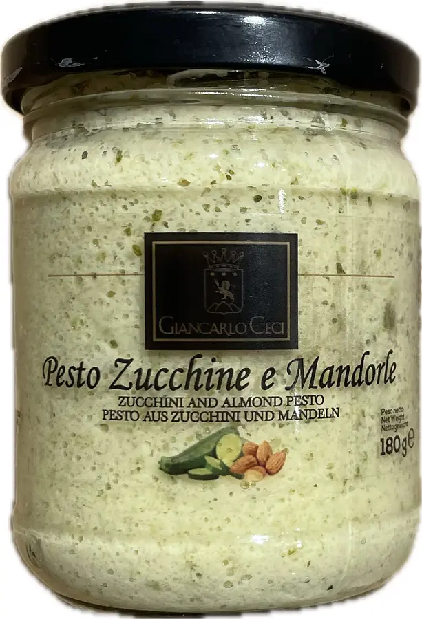 Pesto aus Zucchini und Mandeln Bio