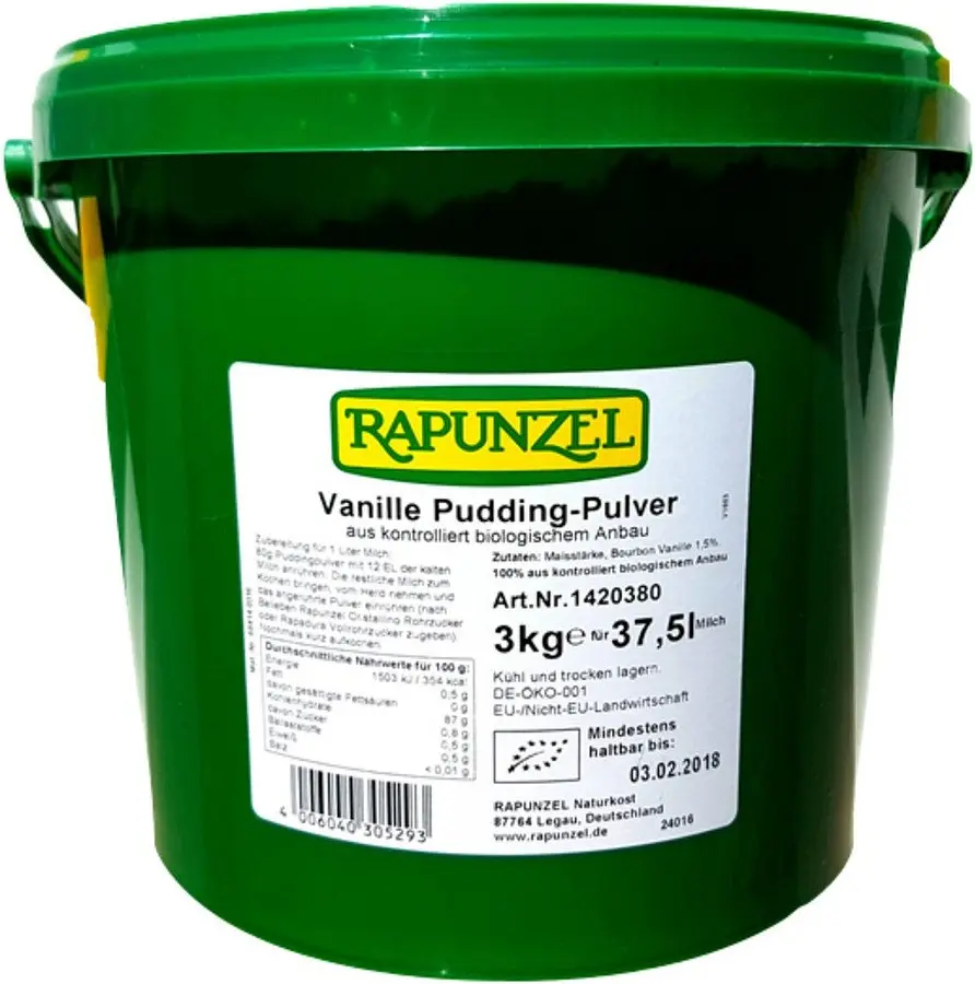 Vanilla Pudding Powder Organic