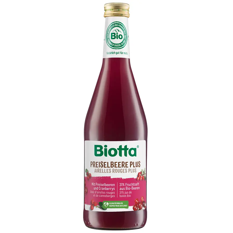 Preiselbeersaft Plus Bio