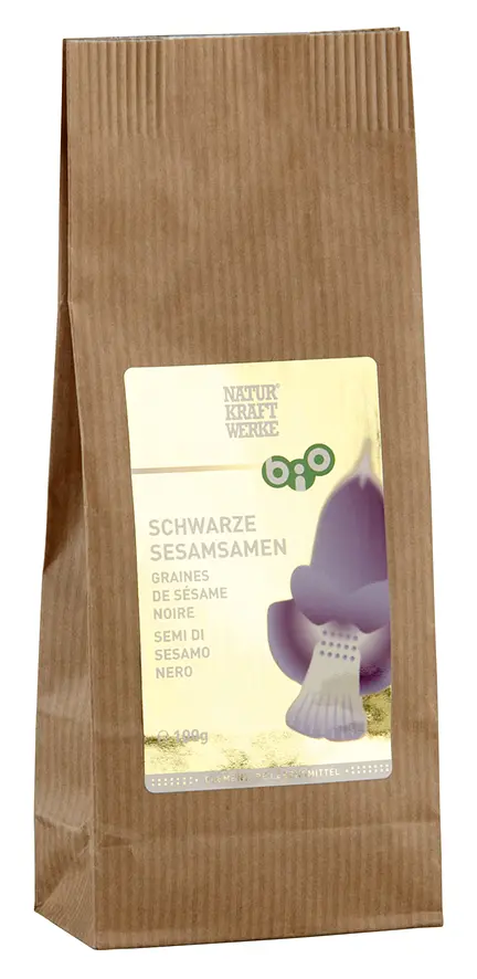 Sesamsamen Schwarz Bio
