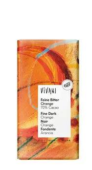Schokolade Feine Bitter 70% Orange Bio