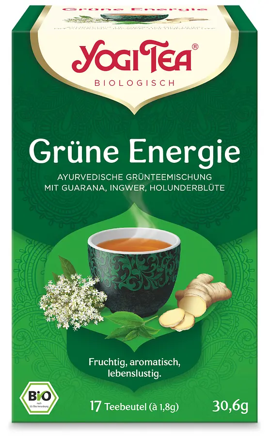 Grüne Energie Teebeutel Bio