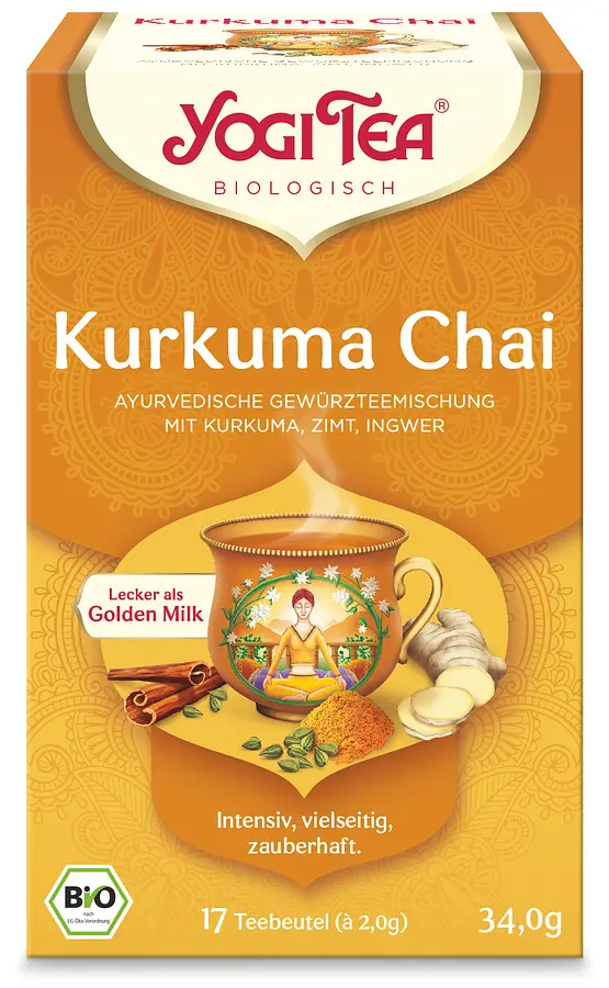 Kurkuma Chai Teebeutel Bio