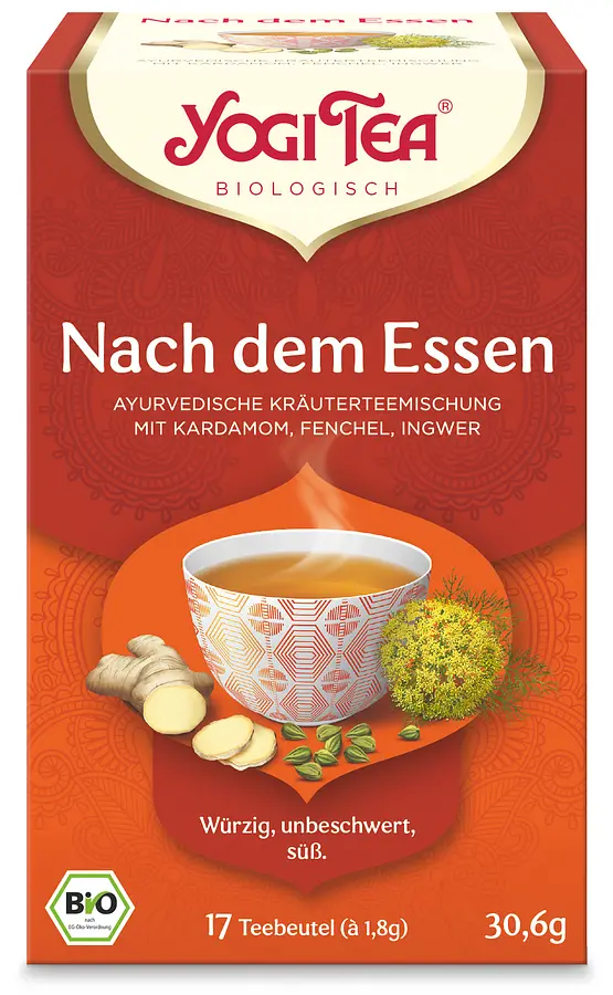 Nach dem Essen Teebeutel Bio