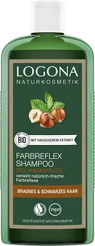 Farbreflex Shampoo Braun-Schwarz Bio-Haselnuss