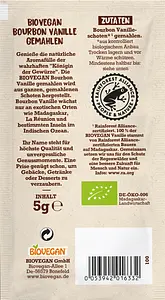 Vanille Bourbon gemahlen Bio, 5 g