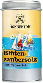 Mediterranes Blüten Zaubersalz Streudose Bio