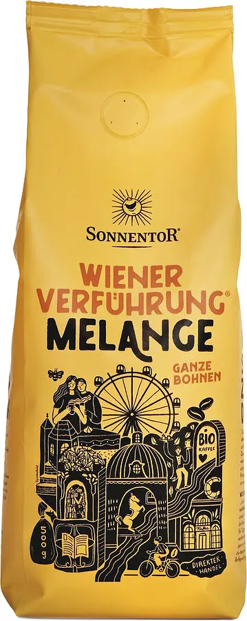 Kaffee Wiener Verführung Melange ganz Bio