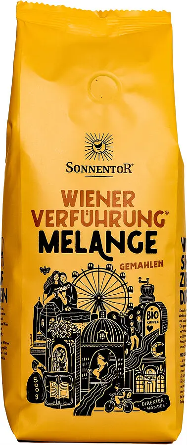 Kaffee Wiener Verführung Melange gemahlen Bio