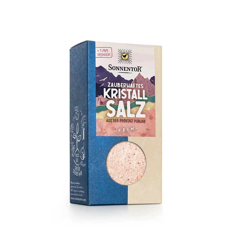 Zauberhaftes Kristalsalz fein