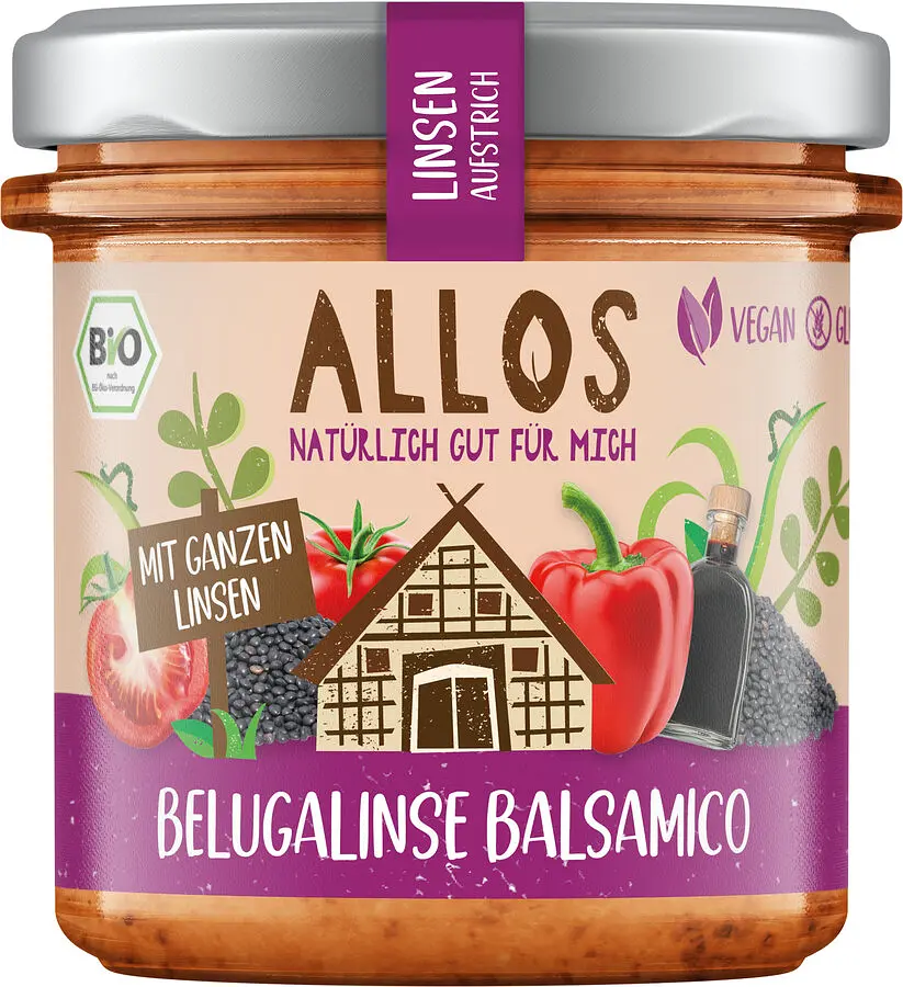 Aufstrich Belugalinse-Balsamico Bio