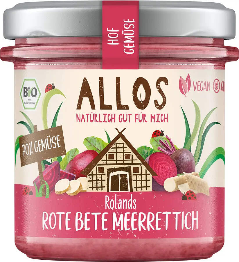 Hof Gemüse Rote Bete-Meerrettich Bio